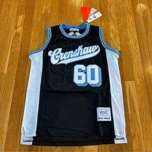 New Headgear Classics Nipsey Hustle 60 Basketball Jersey Mens Small Crenshaw